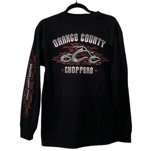 Vintage Y2k 2000s Mens Orange County Choppers Long Sleeve T-shirt Size Med NWT